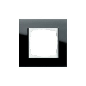 Einfacher  Rahmen, serie GLASS SERIE, glass black, Ref. BE-GTR1S.01