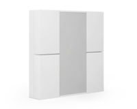 KNX Tastsensoren 4 Wippen, serie SERIE 55, white matt, Ref. BE-TA5504.01