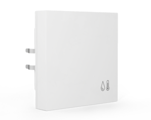 KNX Luftfeuchte / Temperatur Sensor, 4 Eingänge, Potenzialfrei, white glossy , Ref. SCN-RTR63O.01