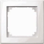 Einfacher  Rahmen, serie M-SMART, artic white bright, Ref. 478125