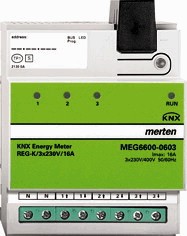 KNX Energiezähler REG-K/3x230V/16A 