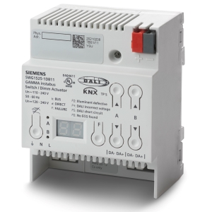 N 525D11KNX Schalt-/Dimmaktor 2 x DALI Broadcast, Ref. 5WG1525-1DB11