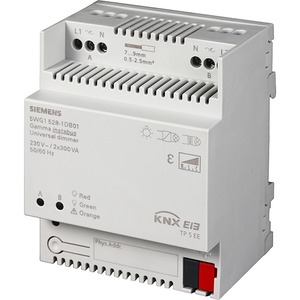 Universal-Dimmer N 528D01 2x 300VA. AC 230V, Ref. 5WG1528-1DB01