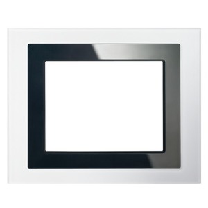 GAMMA instabus Design-Rahmen für Touch-Panel Glas weiß