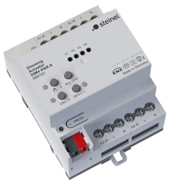 Actuator controller 4 outputs KNX, Ref. 089191