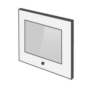 Touch 10 - client only with temperature, humidity and ambience luminosity sensors