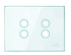 Vitrum Serie IV EU KNX GLAS COLLECTION - Kapazitive Button (FRONT)