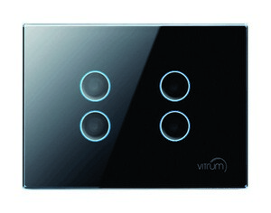 Vitrum Serie IV EU KNX GLAS COLLECTION - Kapazitive Button (FRONT)