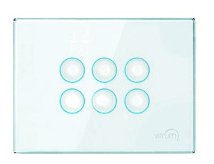Vitrum Serie VI EU KNX GLAS COLLECTION - Kapazitive Button (FRONT)