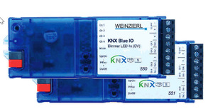 KNX TP Blue IO 551 CV secure - LED-Dimmaktor 4-fach mit Konstantstrom