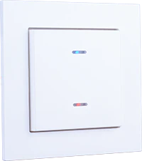 Single rocker white with state indicator, Ref. 5519