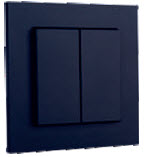 Rahmen 1-fach, MATCH 55 - Fusion schwarz, Ref. 5525