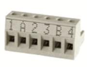  STECKVERBINDER (DOSE) 6 POLIG 2,5mm SCHRITT 5,08 BESCHRIFTET (ACTinBOX CLASSIC UND MAX6)