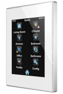 KNX Raumcontroller Mit Touchdisplay, 4.3", 2 Eingänge, Eingänge Für Temperatursensoren / Potenzialfrei, serie Z41 Pro, Ref. ZVI-Z41PRO-WC