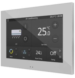 KNX Touch Panel, 7" Zoll, serie Z70 v2, silver, Ref. ZVIZ70V2S